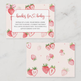 Trendy Meadow Strawberry Books for Baby Showroom Begleitkarte