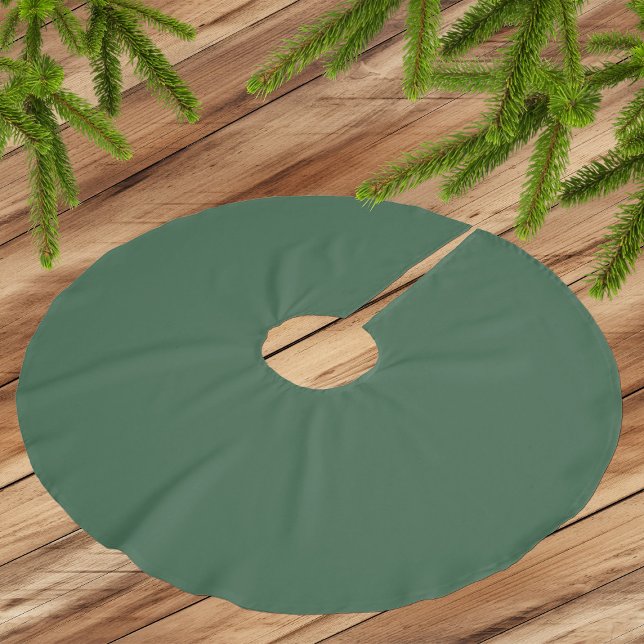 Trendy Medium Dark Green - Polyester Tree Skirt Polyester Weihnachtsbaumdecke (Von Creator hochgeladen)