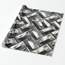 Trendy Metallic Texture Wrapping Paper
