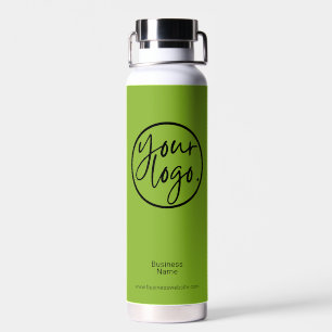 TRENDY MINIMAL BRAND BUSINESS EIGENES LOGO LIME GR TRINKFLASCHE