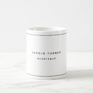 Trendy Minimalistisch Beruflich Kaffeetasse