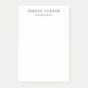 Trendy Minimalistisch Beruflich Post-it Klebezettel