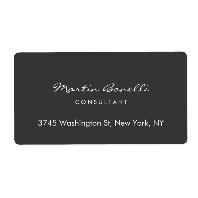 Trendy Minimalistisch Grau Color (Vorne)