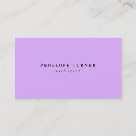 Trendy Minimalistisch Mauve Mallow Rosa Beruflich Visitenkarte