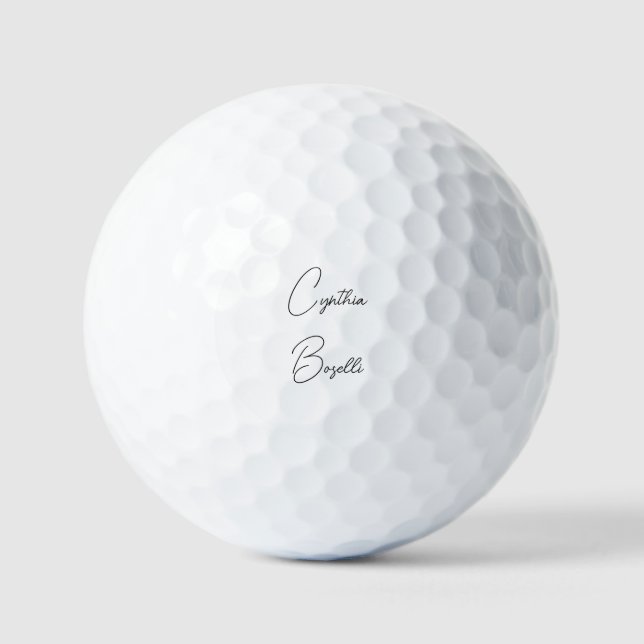 Trendy Minimalistisch Moderne Schlichte, einfache  Golfball (Vorderseite)