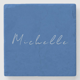 Trendy Minimalistisch Modernes, handgeschriebenes  Steinuntersetzer