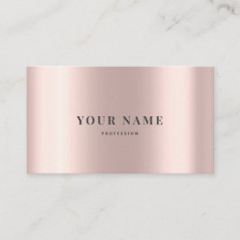 Trendy Minimalistisch Rose Gold Eyelash Lashes Visitenkarte