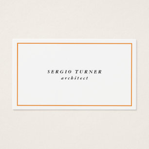Trendy Minimalistische Berufliche Visitenkarte
