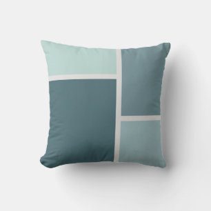 Trendy Minimalistische Farbtöne aus grauem Farbblo Kissen