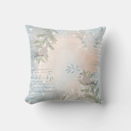 Trendy Modern Abstrakt floral botanisch Kissen