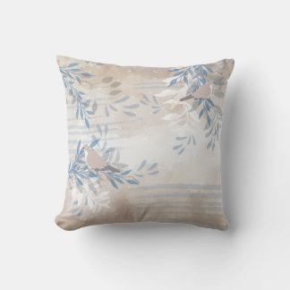 Trendy Modern Abstrakt floral botanisch Kissen