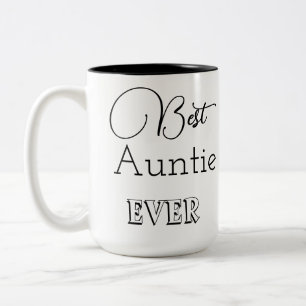 Trendy Modern Auntie Zweifarbige Tasse