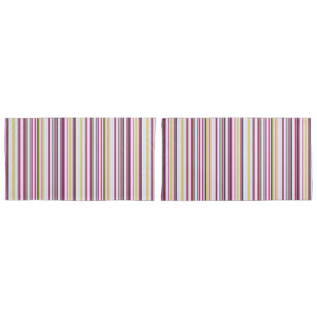 Trendy Modern Chic New Season Streifen Kissenbezug (Vorderseite-Set)