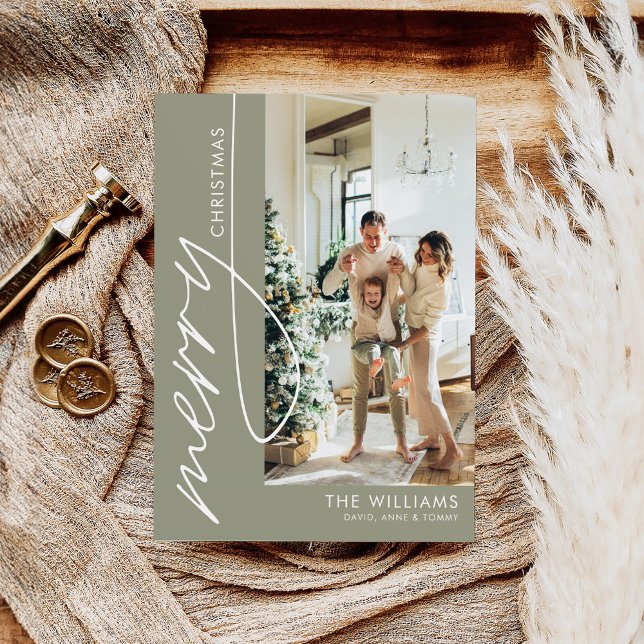 Trendy Modern Foto Weihnachten (Von Creator hochgeladen)
