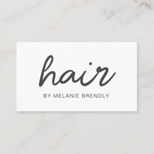 Trendy Modern Hair Stylist Business Card Visitenkarte