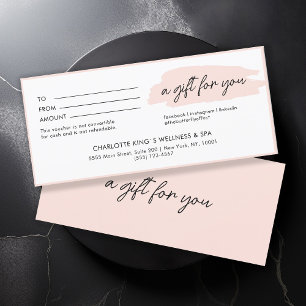 Trendy, modern, handschriftlich, hellrosa Business
