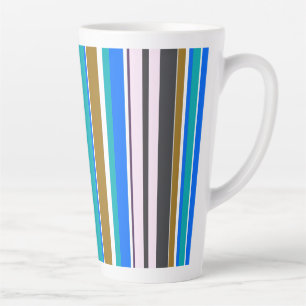 Trendy Modern New Stripes Milchtasse