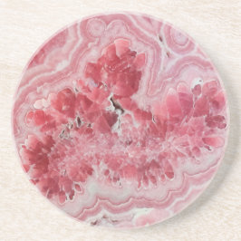 Trendy Modern Pink Agate Getränkeuntersetzer