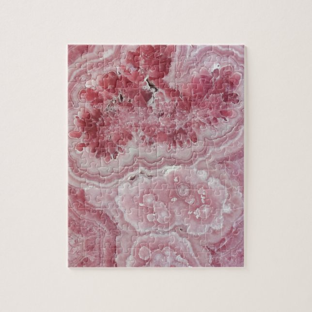 Trendy Modern Pink Agate Puzzle (Vertikal)
