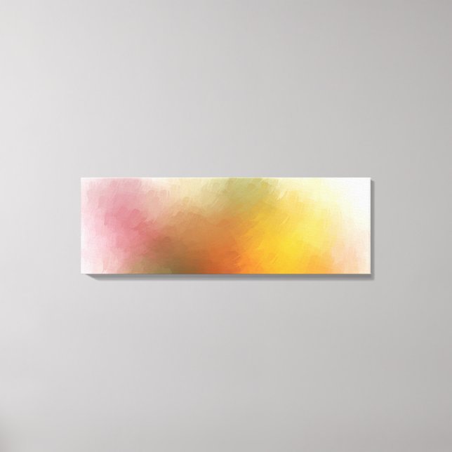 Trendy Modern Red Yellow Pink Green Blue Lila Leinwanddruck (Vorderseite)