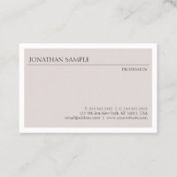 Trendy Modern Simple Design Elegant Beruflich