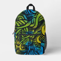 Trendy Modern Vibrany Chic Street Style Graffiti