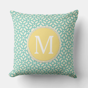 Trendy Monogram Throw Pillows Kissen Für Draußen