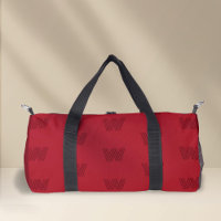 Trendy monogramm, rot