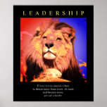 Trendy Motivierend Leadership Lion Pop Art Poster<br><div class="desc">Lion Digital Artwork - Lion Head Computer Animal Art - Uni Pop Kunst - Wilde Big Cats Computerbilder</div>