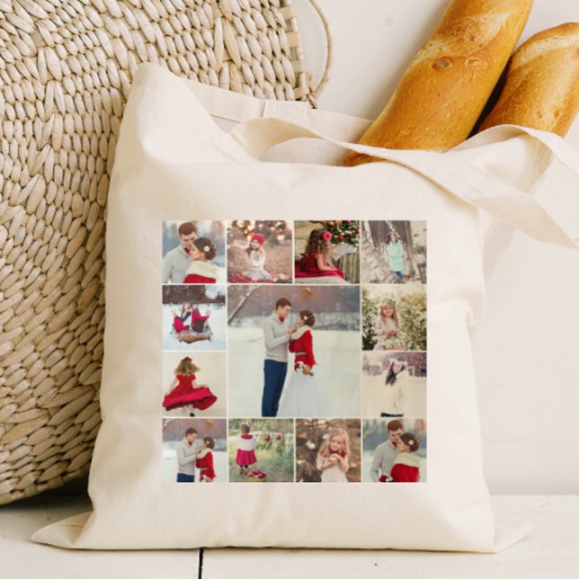 Trendy Multi Foto Collage Tote Bag Tragetasche (Von Creator hochgeladen)