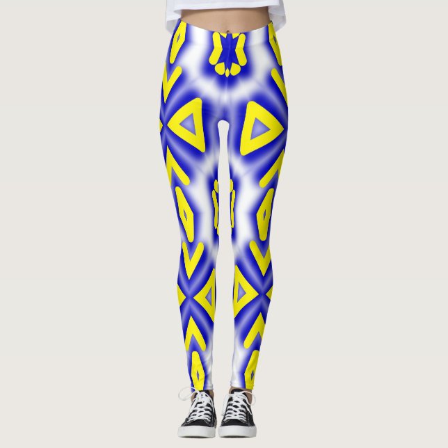 Trendy multicolor classic "Ratti_Creative_Arts" Leggings (Vorderseite)