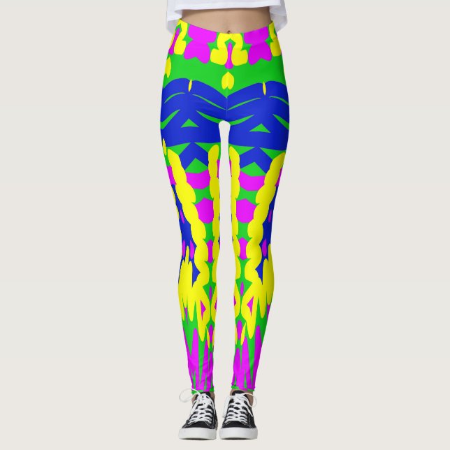 Trendy multicolor "Ratti_Creative_Arts" Leggings (Vorderseite)