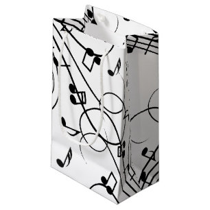 Trendy Music Design Kleine Geschenktüte