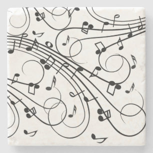 Trendy Music Design Steinuntersetzer