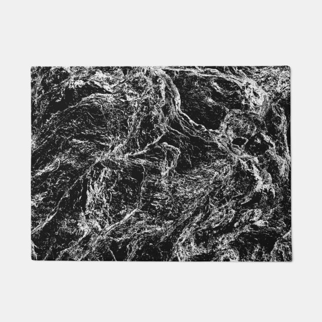 Trendy Nature Abstrakt Fußmatte (Vorderseite)