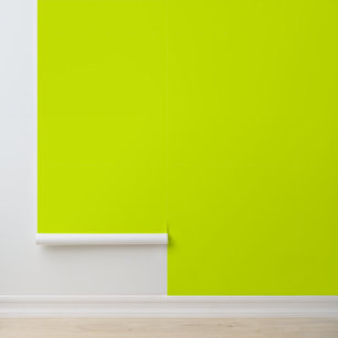 Trendy Neon Chartreuse Solid Color elegant Tapete