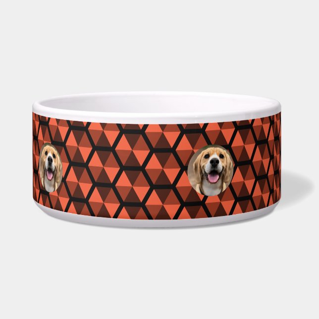 Trendy New Customized Mit Monogramm Cat Napf (Rechts)