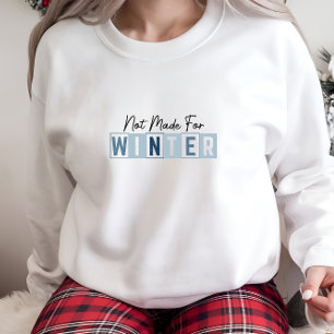 Trendy nicht für Winter Print Sweatshirt