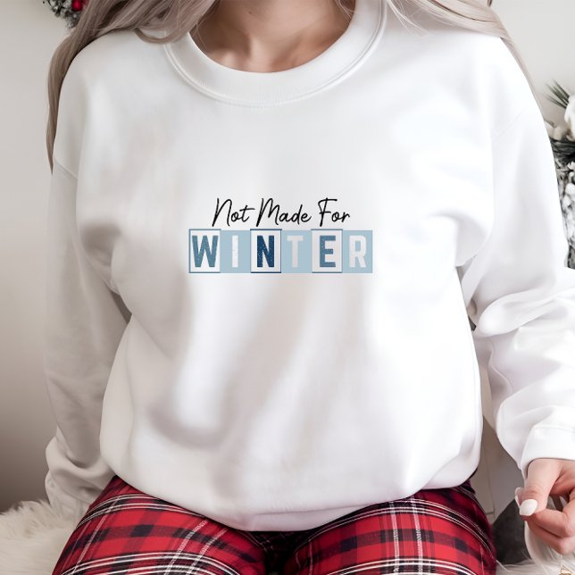 Trendy nicht für Winter Print Sweatshirt (Trendy Not Made For Winter Print Sweatshirt)