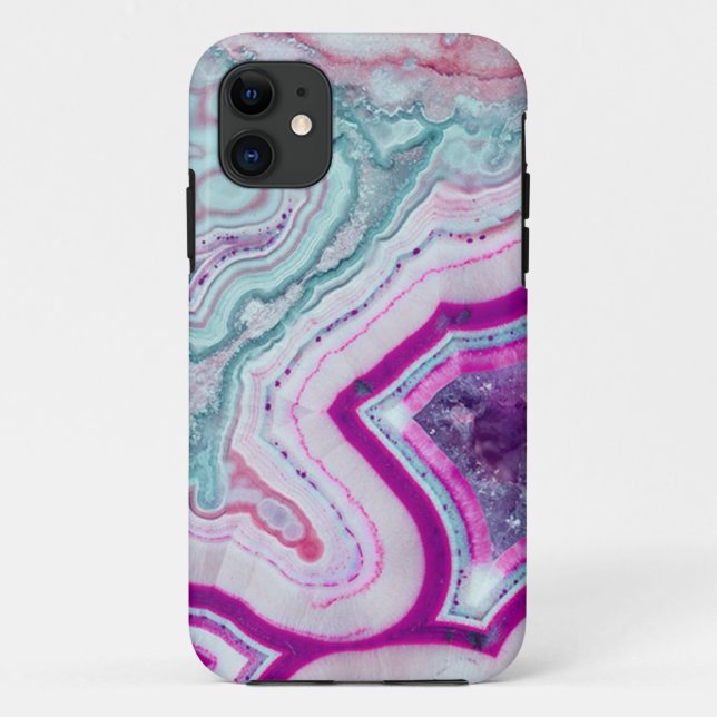 Trendy Niedlich Agate Geode Case-Mate iPhone Hülle (Rückseite)