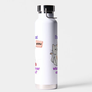 Trendy niedlich cat trinkflasche