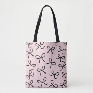 Trendy Niedlich Little Black Bows Pink