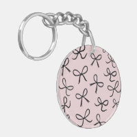 Trendy Niedlich Little Black Bows Pink