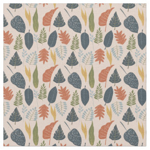 Trendy niedliche botanische farbenfrohe Muster pin Stoff