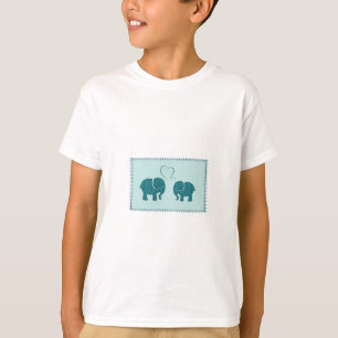 Trendy niedliche romantische Elefanten in der Lieb T-Shirt
