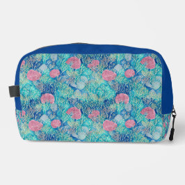 Trendy Ocean Türkise Tropical Cornflakes Wasserfar Waschbeutel