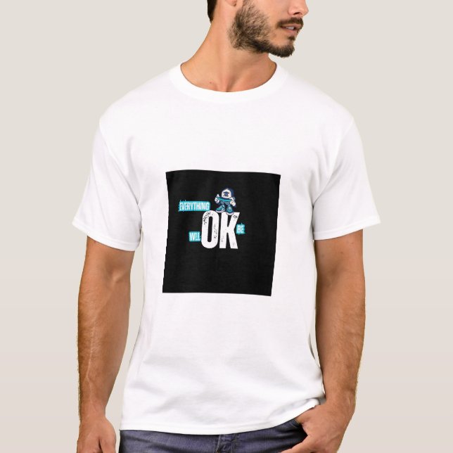 Trendy OK Printed Tee Men's Fashion (Vorderseite)