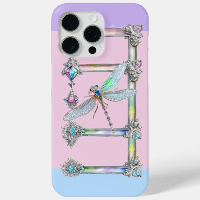Trendy Opaleszenz Dragonfly iPhone 15 Pro Max Fall Case-Mate iPhone Hülle (Rückseite)