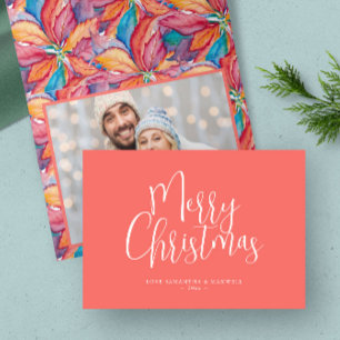 Trendy Orange Frohe Weihnachten