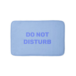Trendy Pastel Blue Bath Mat nicht stören Badematte